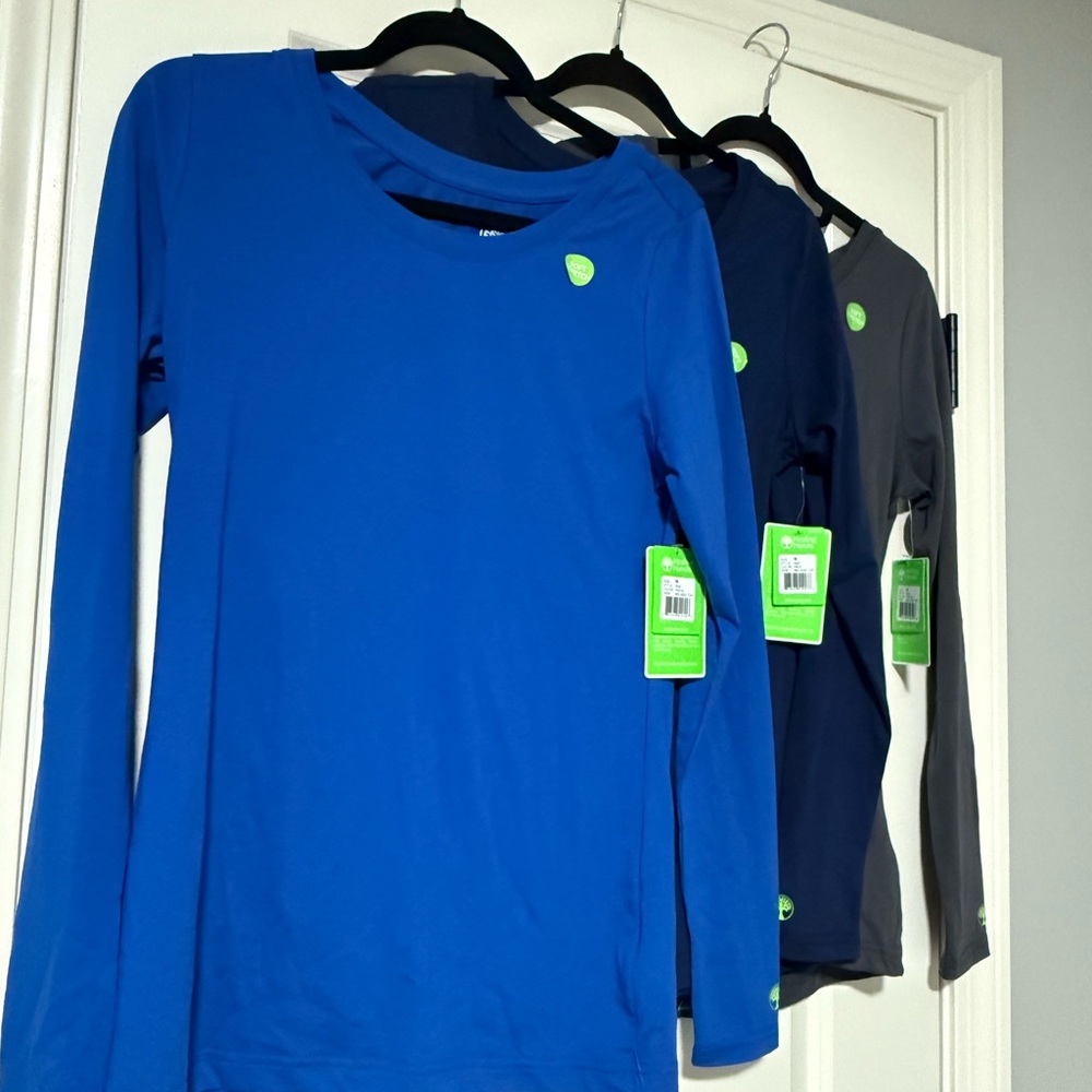 NWT Healing Hands Women's Under Scrub Long Sleeve Melissa Tops (3 total)